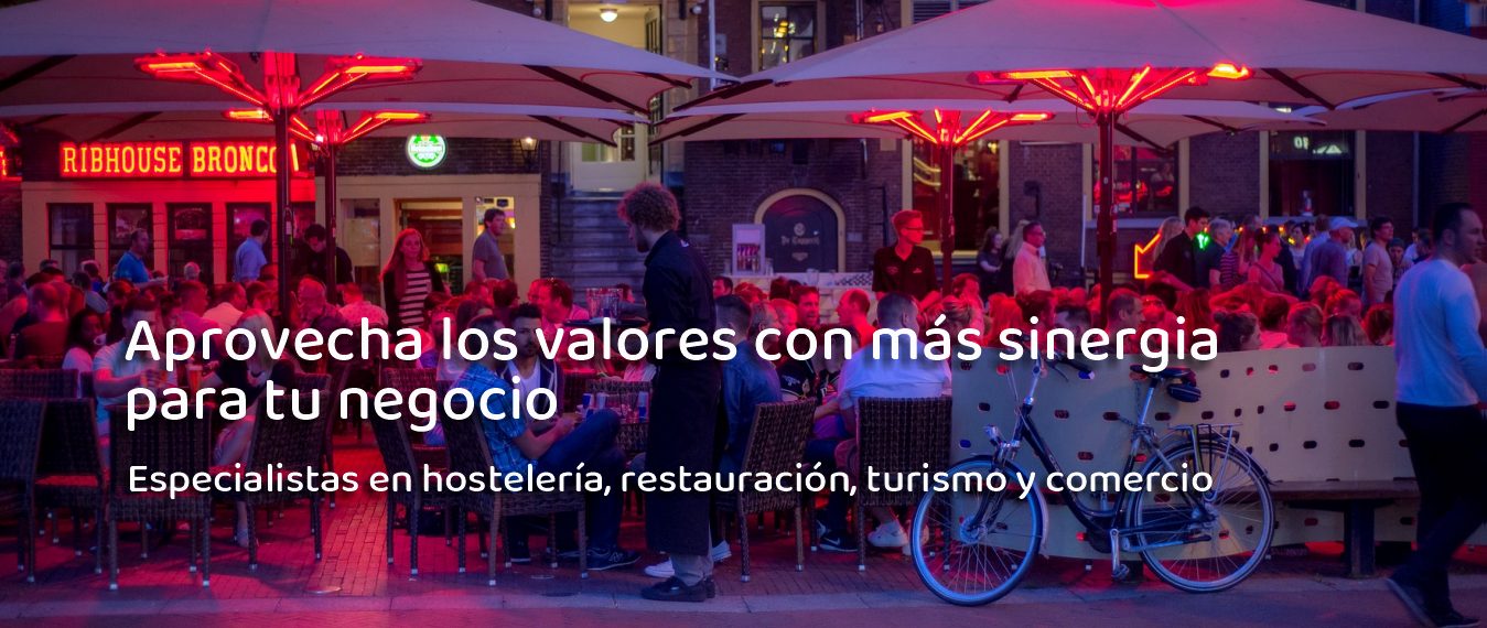 amplia experiencia en hosteleria, restauracin, turismo y comercio